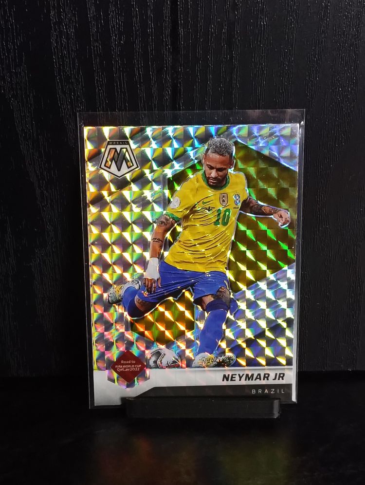 Neymar Jr Brazil Silver Mosaic image 1