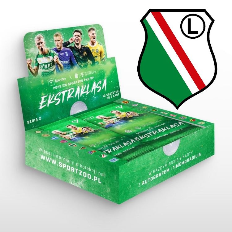 Other LEGIA WARSZAWA Ekstraklasa 2025/26 Sportzoo HOBBY BOX product image