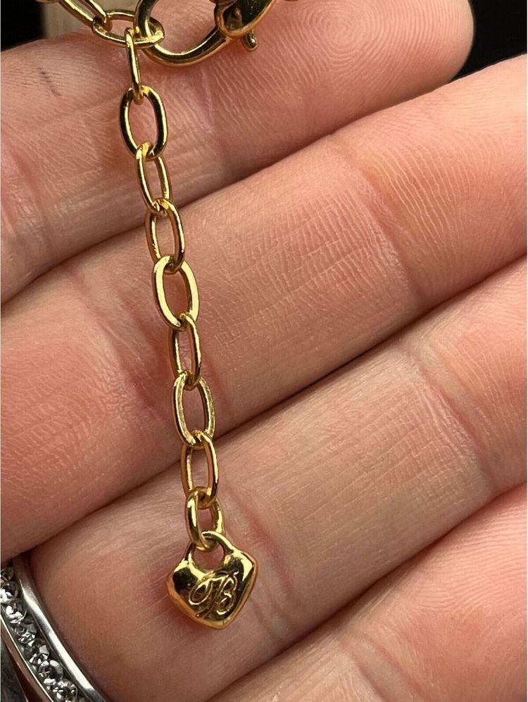Gold Necklace With Clover Pendant image 1