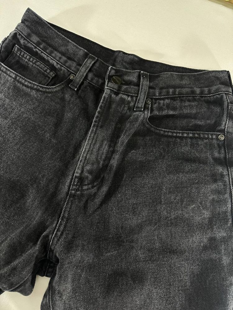 Carhartt Black Washed Denim Jeans Klondike Pant Vintage Iconic Uomo/Donna (40/42 IT) image 3