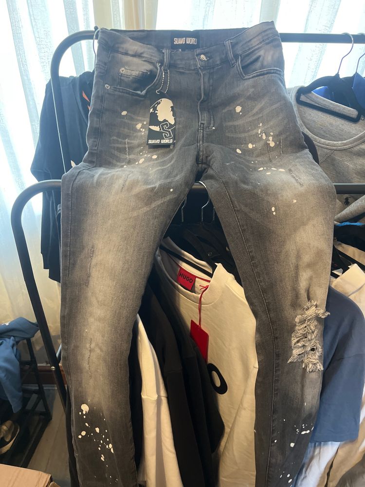 Suavo world Men'S Distressed Jeans