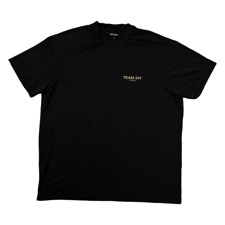Represent Medium Tee Team 247 Jet Black Gym T-Shirt image 5