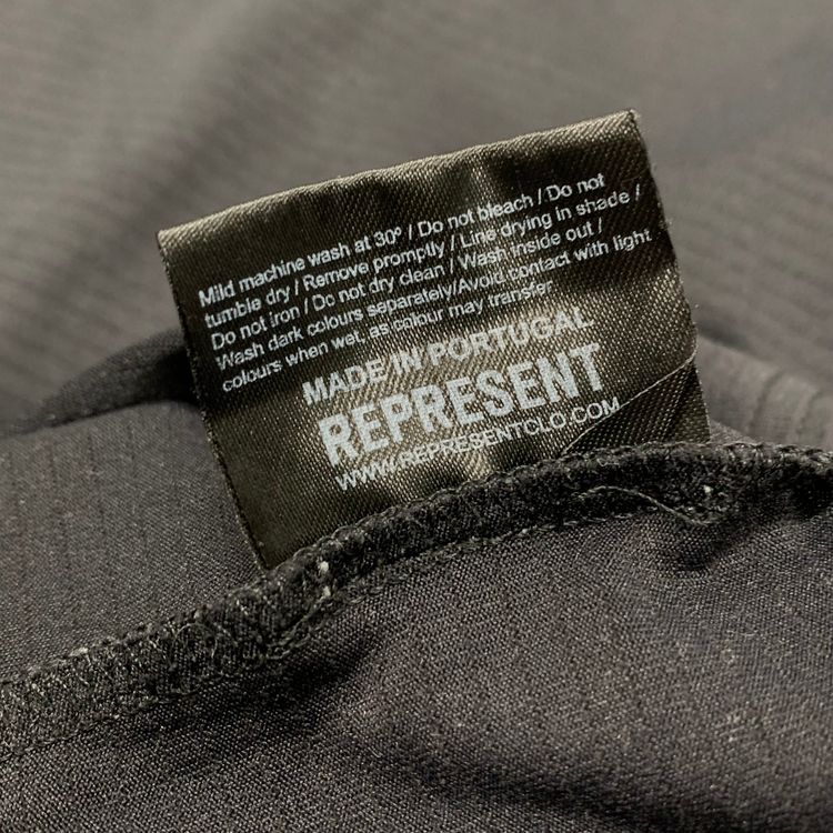 Represent Medium Tee Team 247 Jet Black Gym T-Shirt image 4