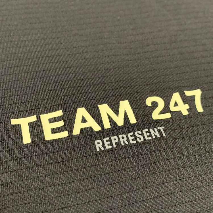 Represent Medium Tee Team 247 Jet Black Gym T-Shirt image 6