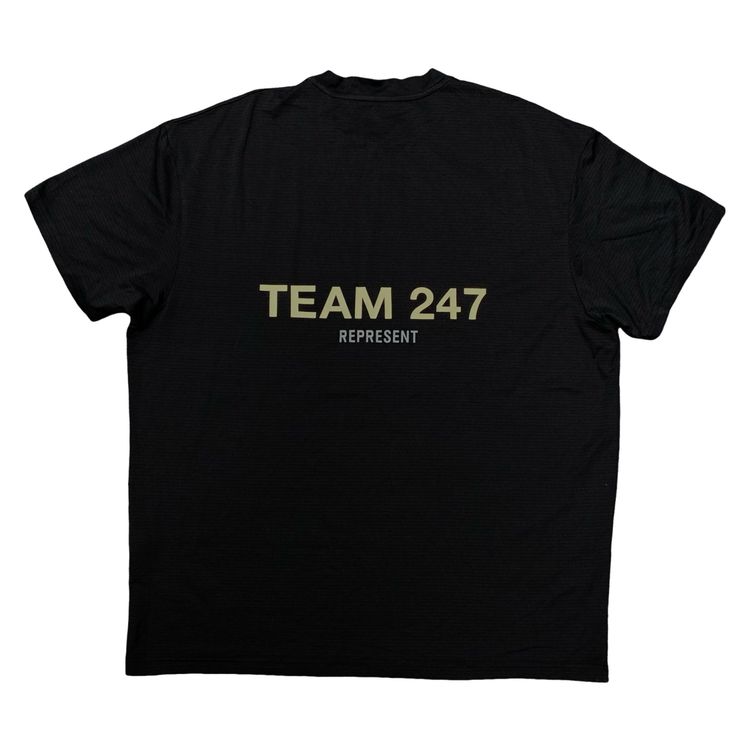 Represent Medium Tee Team 247 Jet Black Gym T-Shirt image 1