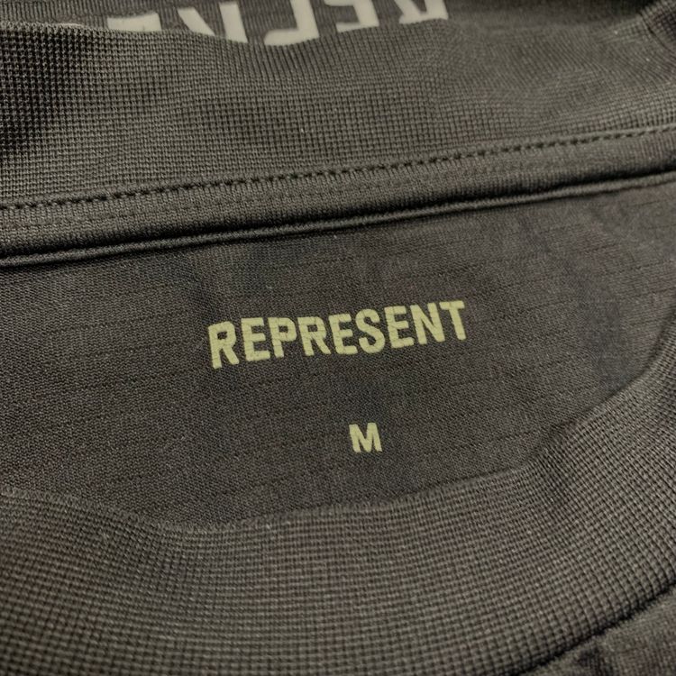 Represent Medium Tee Team 247 Jet Black Gym T-Shirt image 7