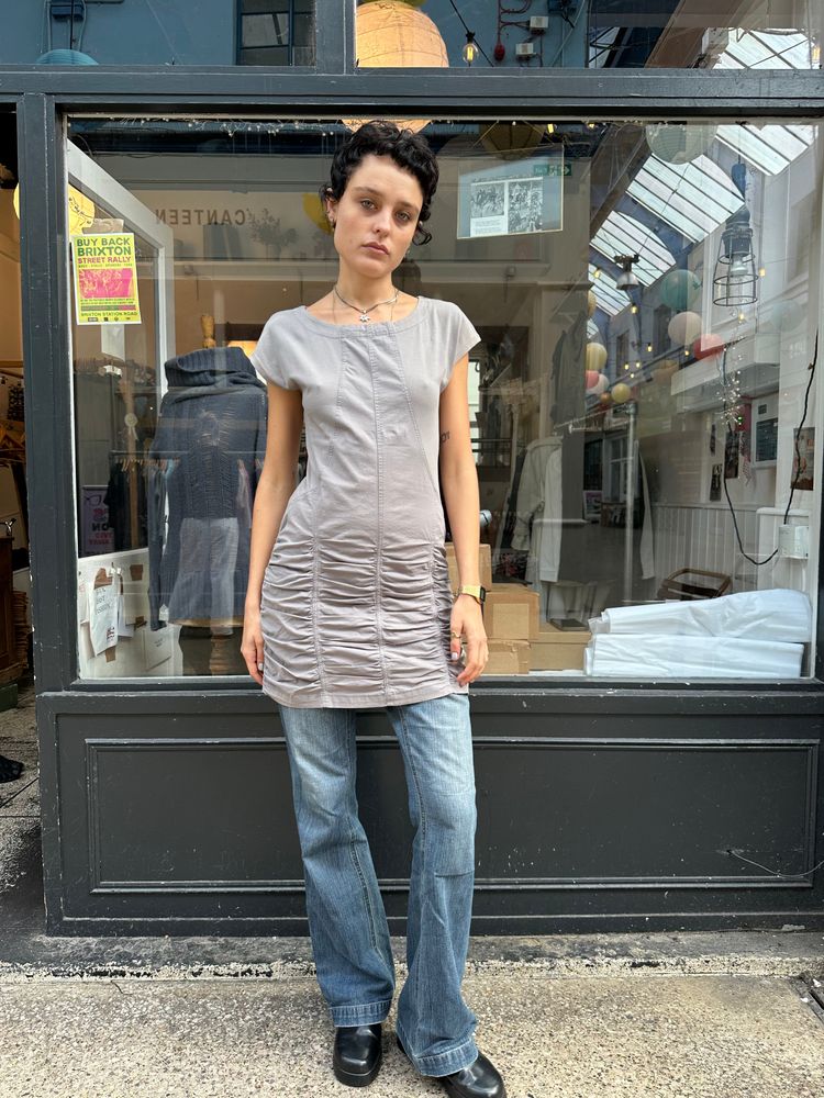 Grey ruched Tunic image 1