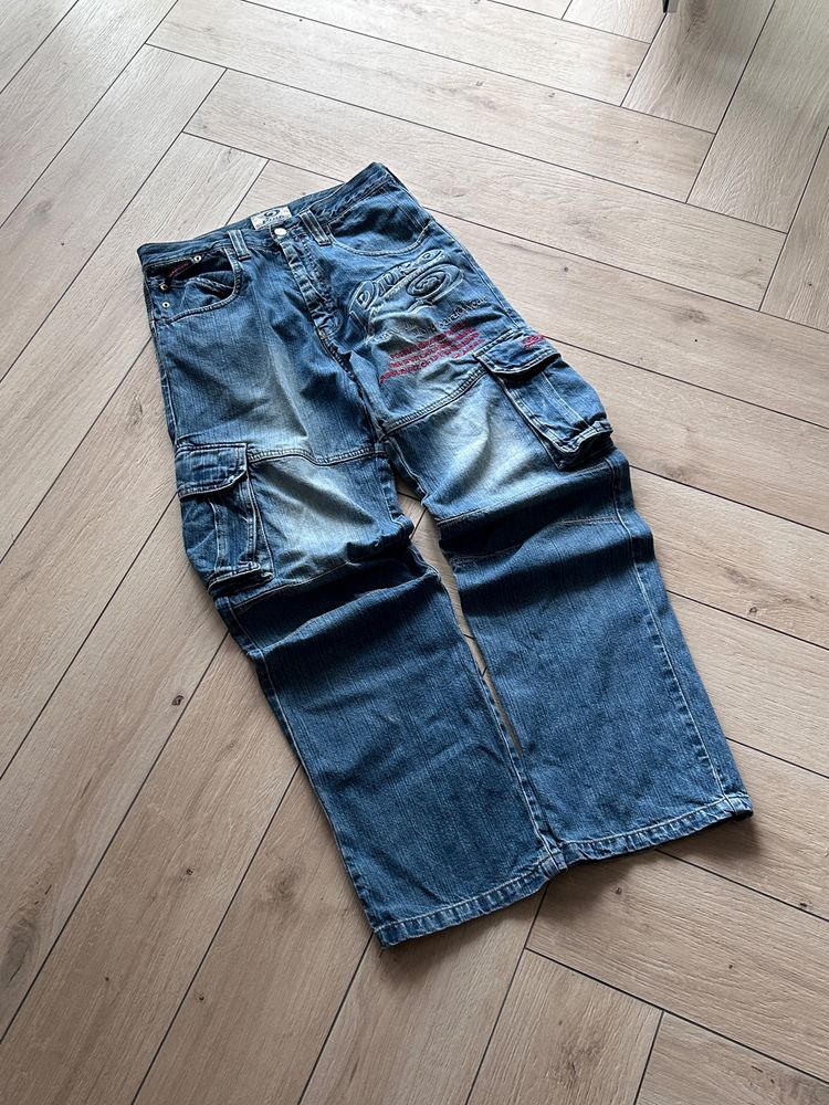 Piko Hawaiian Longboard Wear Denim Cargo Pants