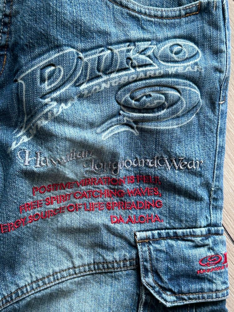 Piko Hawaiian Longboard Wear Denim Cargo Pants imagen 6
