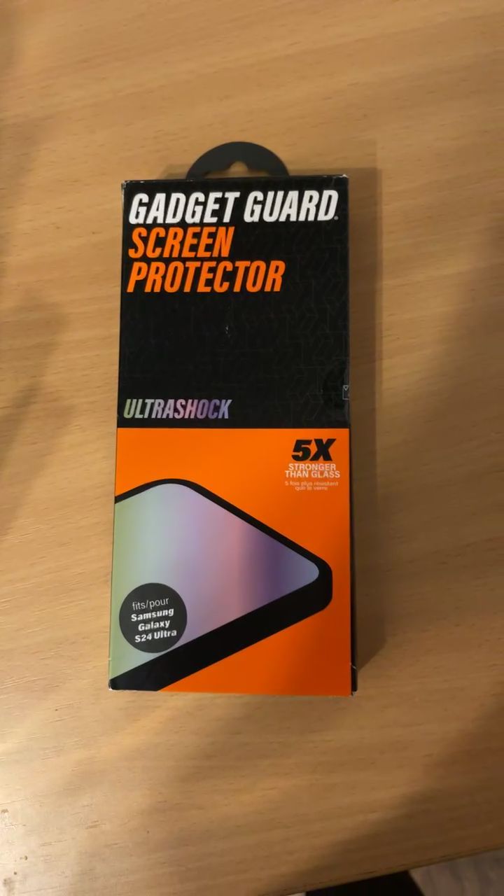 Samsung S24 Ultra screen protector film image 1