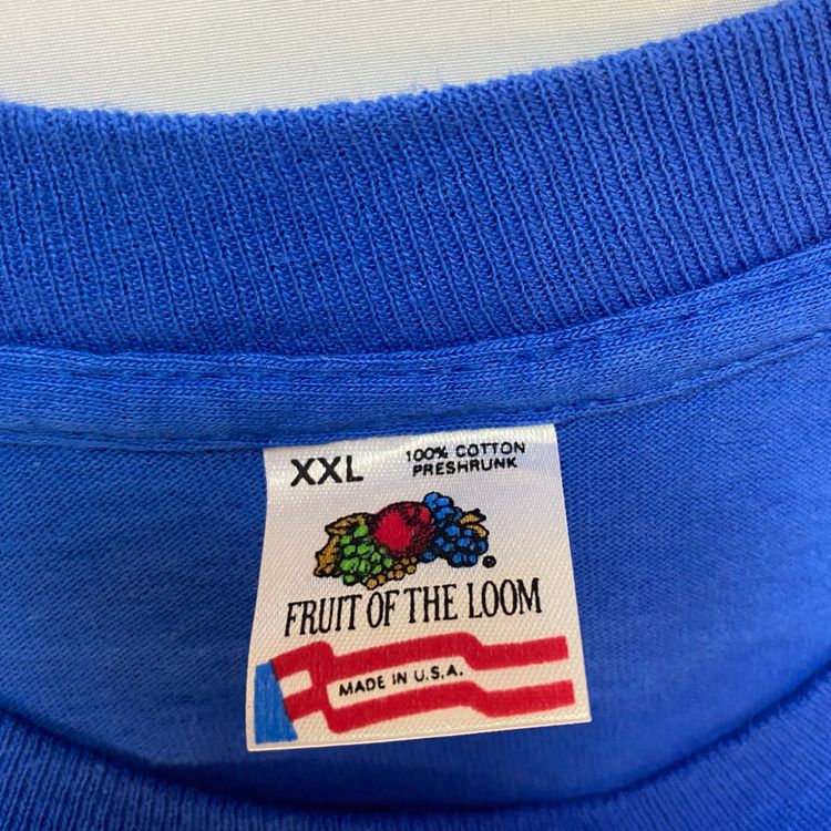 Vintage 90s Brock University Basketball Tee | Blue Orange USA College Graphic image 6