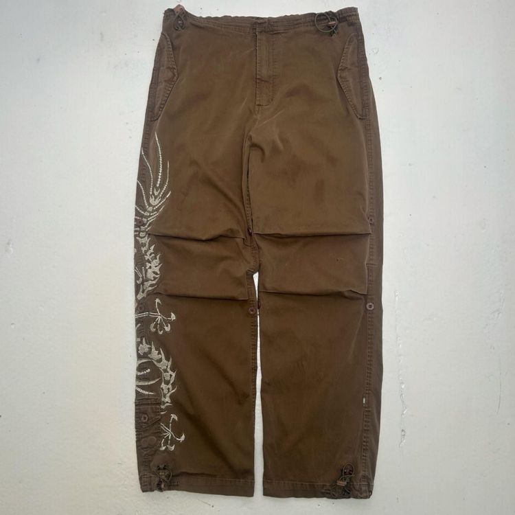 Maharishi Brown Dragon Embroiderd Snopants Trousers image 2