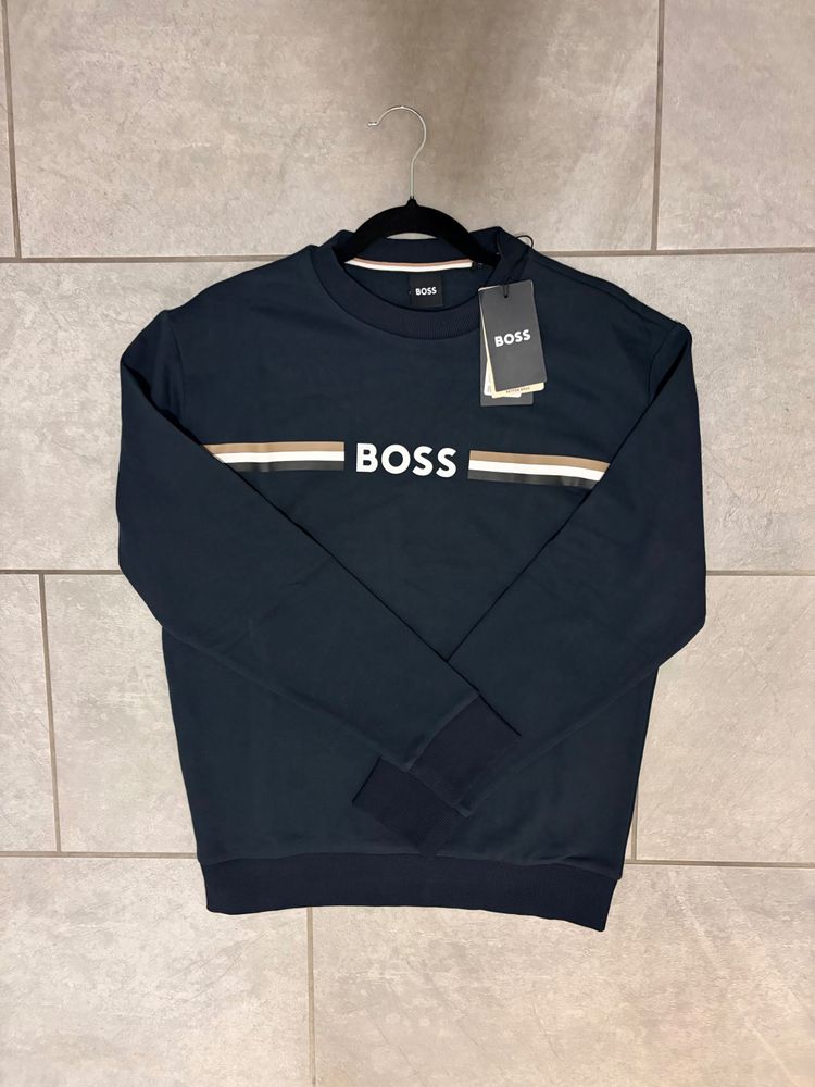 Hugo boss jumper “ NAVY boss stripe “ S 