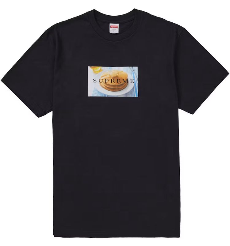 Supreme Pancakes Tee Black obraz 1