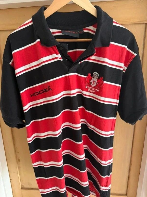 Kooga Gloucester Rugby Polo Shirt imagen 1