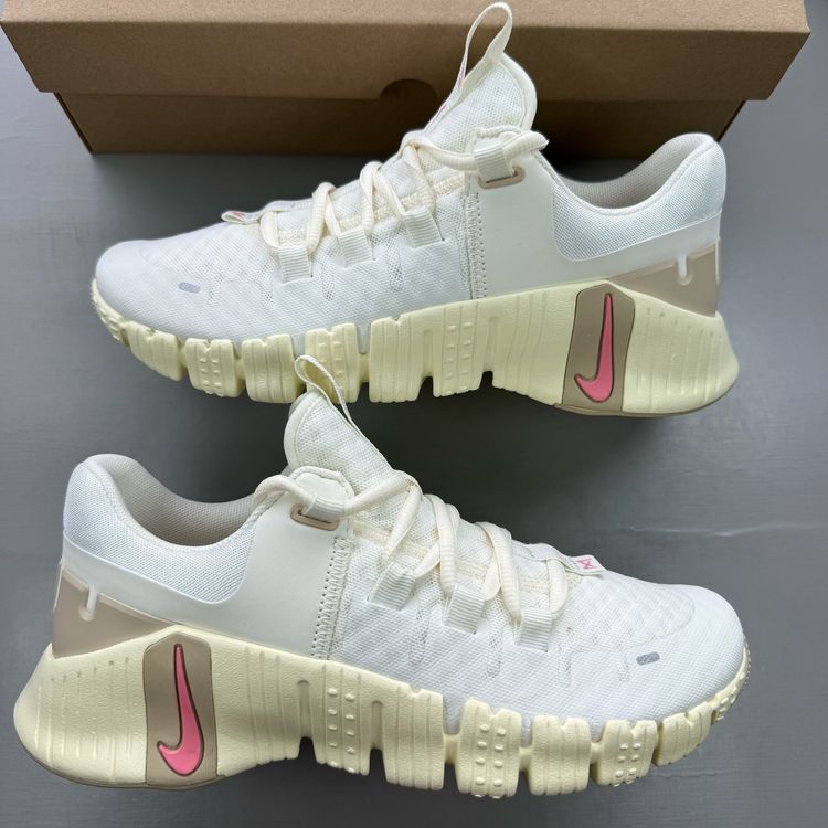 Nike Free Metcon 5 Size UK 4.5 Sail Sanddrift Gym Women's Trainers DV3950-100 image 6