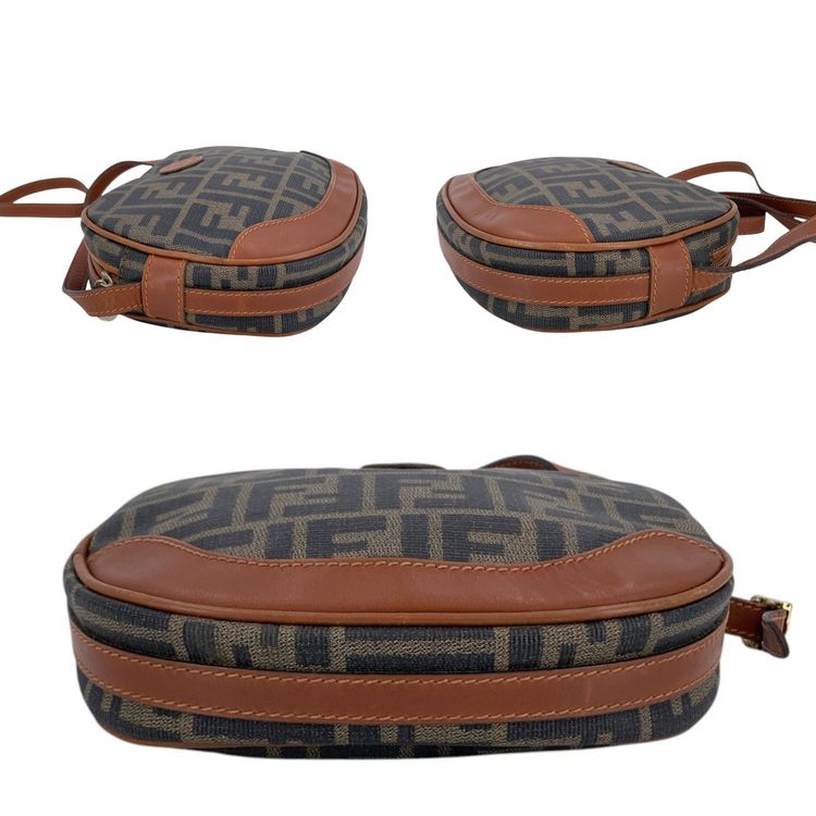 Immagine di Fendi Vintage Cloth Crossbody Bag Zucca Oval 6