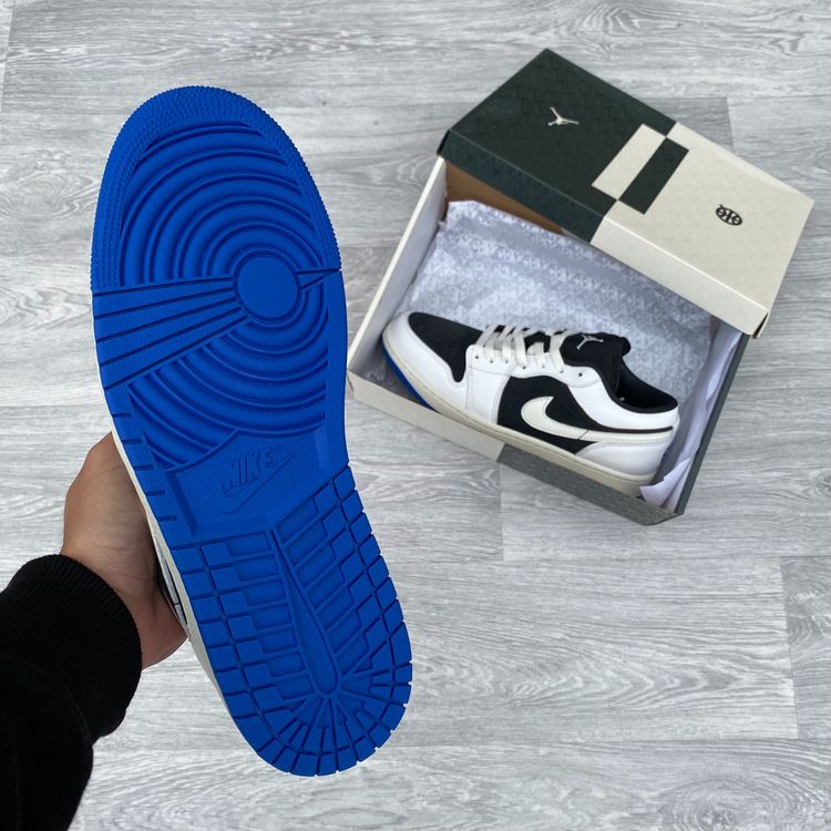 Nike Air Jordan 1 Low Quai 54 Trainers Sneakers - Off Noir [HQ0764-001] image 5