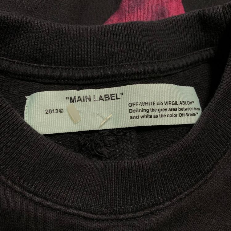 Off White XS Impressionism Arrows Black Sweatshirt Crewneck Virgil Abloh image 3