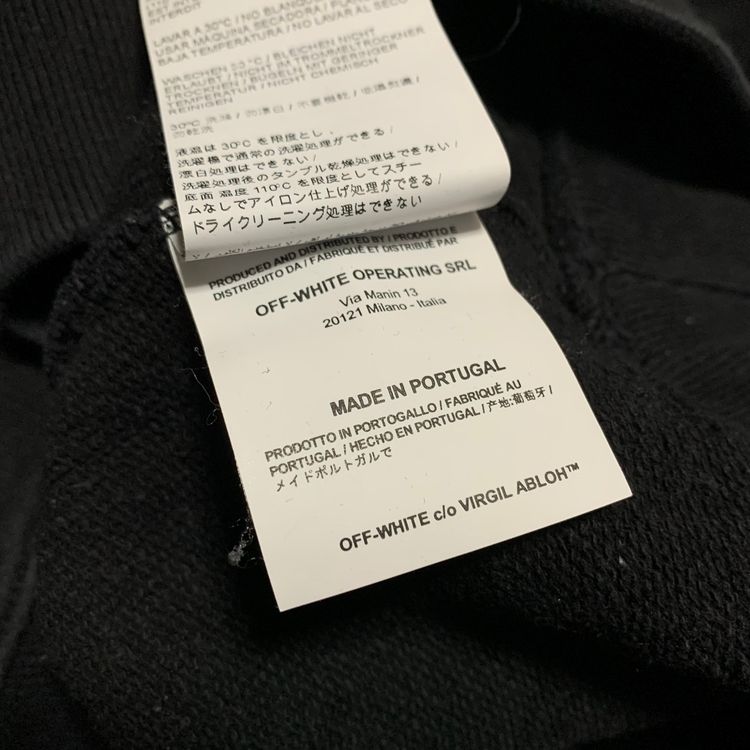 Off White XS Impressionism Arrows Black Sweatshirt Crewneck Virgil Abloh image 5