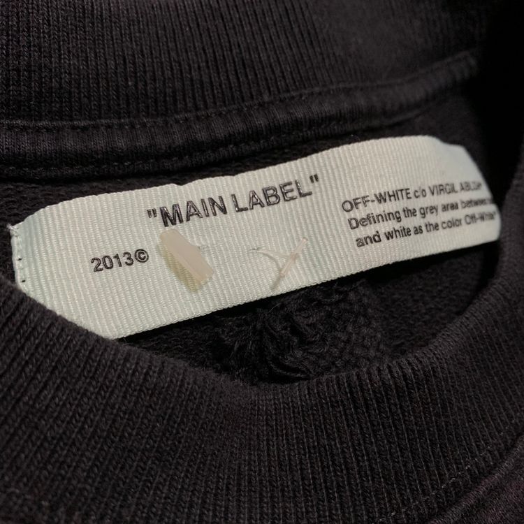 Off White XS Impressionism Arrows Black Sweatshirt Crewneck Virgil Abloh image 6