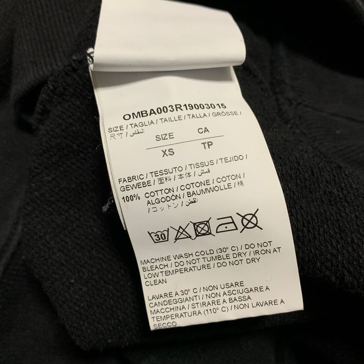 Off White XS Impressionism Arrows Black Sweatshirt Crewneck Virgil Abloh image 7
