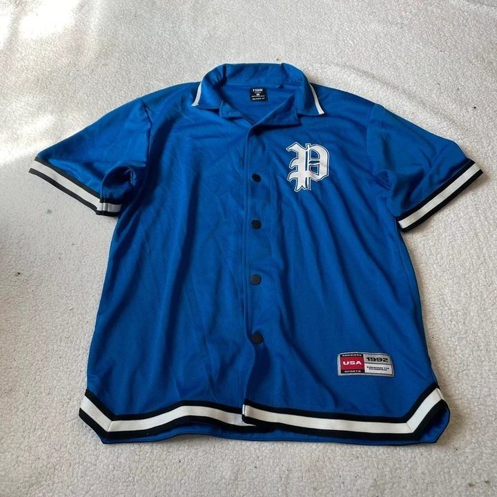 Fsbn Blue Button-Up Shirt imagen 1