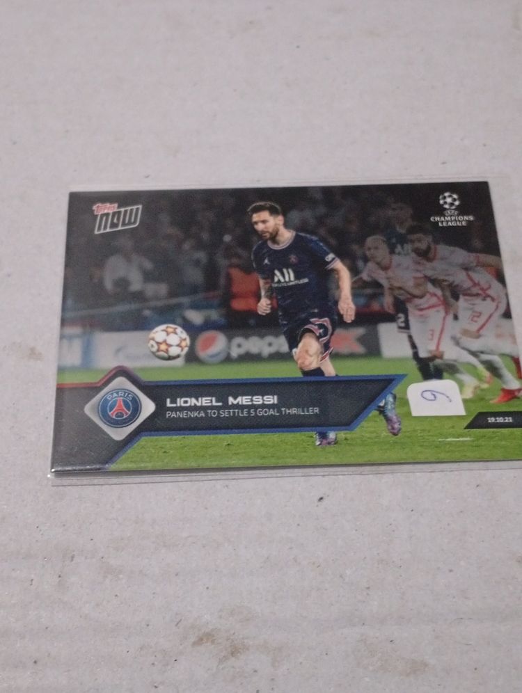 Topps Lionel Messi. PSG. Topps now  product image