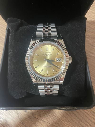 Seiko mod Datejust golden