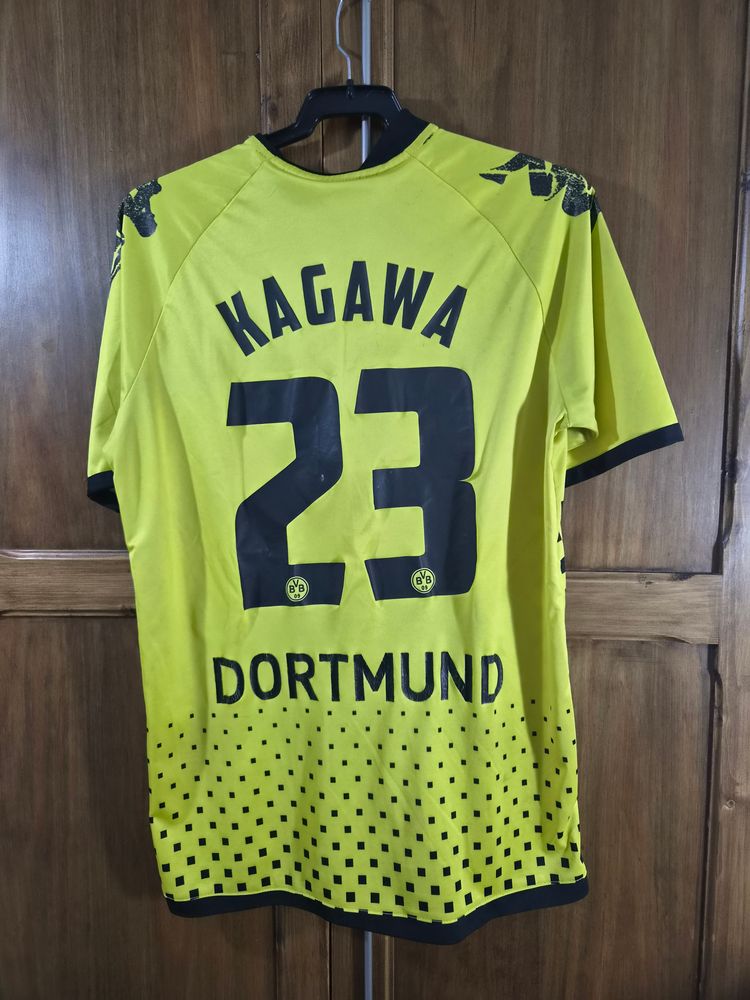 Immagine di Yellow Football Jersey With Kagawa 23 Dortmund Text 1