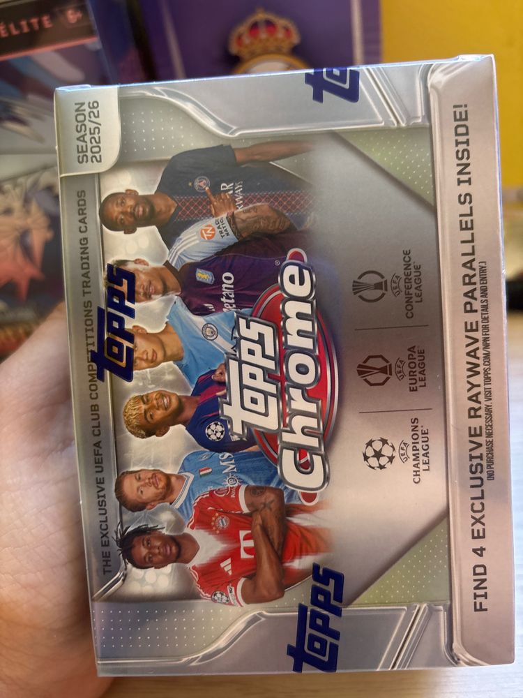Topps Chrome Uefa Champions League 2025/26 Trading Cards