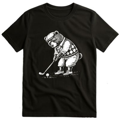 BEAR GOLFER 026 T Shirt US 1