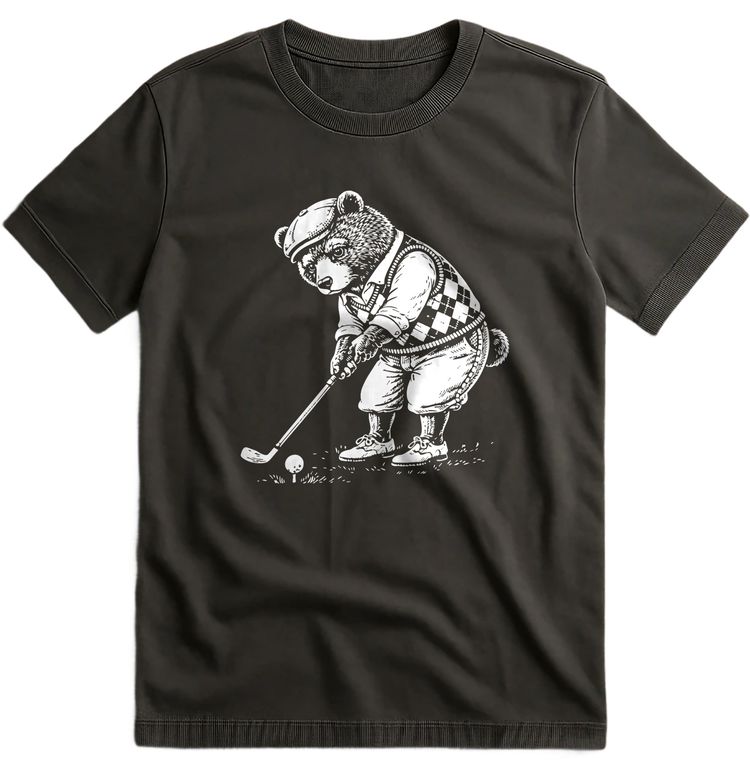 BEAR GOLFER 026 T Shirt US 5