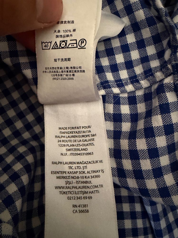 Ralph Lauren Slim Fit Checkered Shirt image 7