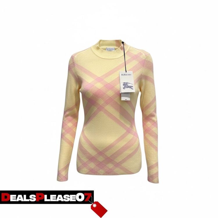 Burberry Long Sleeve Knit Top RRP £600