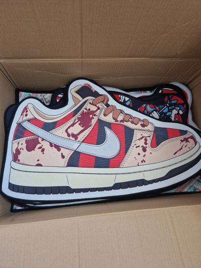 Sneaker-Shaped Floor Mats