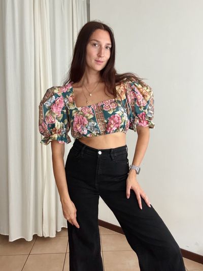 Top floreale M