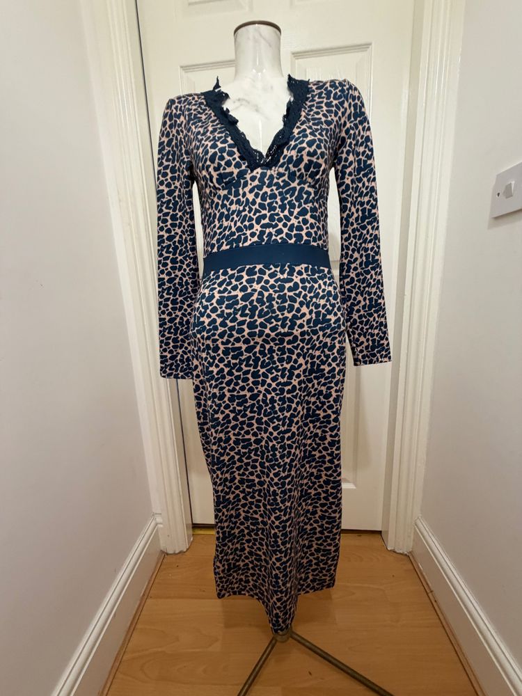 Other Long Sleeve Leopard Print Dress product image