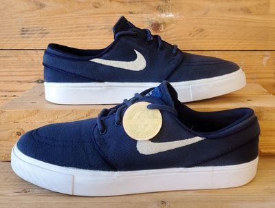 Nike SB Stefan Janoski Low Canvas Trainers UK6/US6.5Y/EU39 523104-412 Navy/White