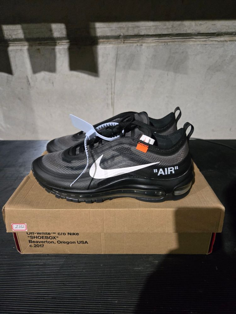 Z662 Nike AM97 Off-White Black New In Box