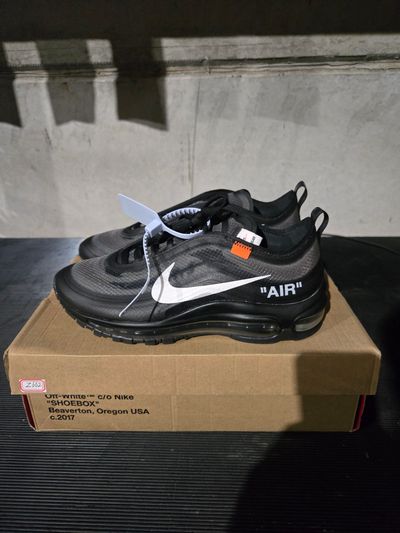 Z662 Nike AM97 Off-White Black New In Box