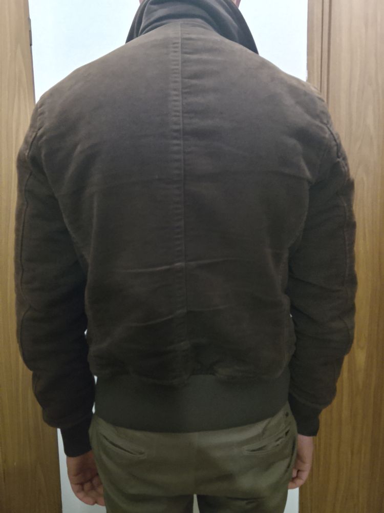 Brown Double-Breasted Jacket 2