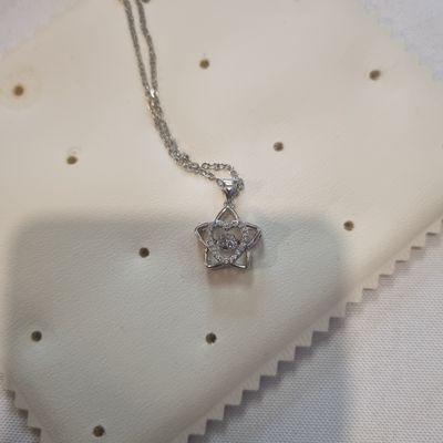 Silver Star Pendant Necklace