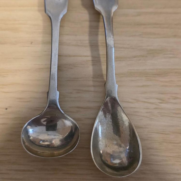 Two Silver Spoons vintage  imagen 4