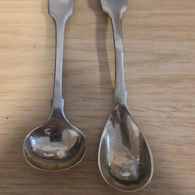 Two Silver Spoons vintage  imagen 2