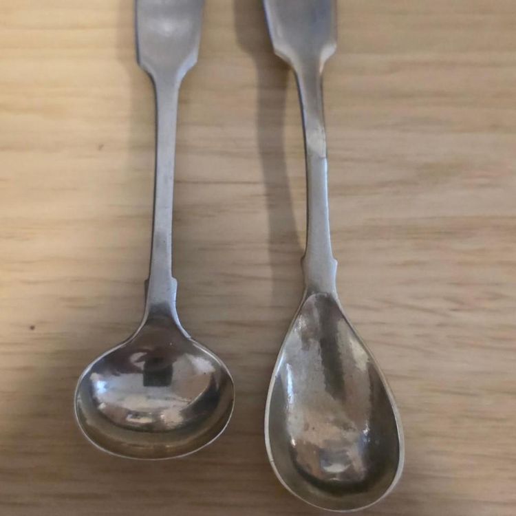 Two Silver Spoons vintage 