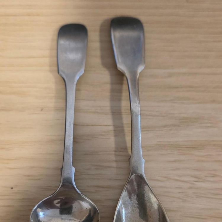 Two Silver Spoons vintage  imagen 6