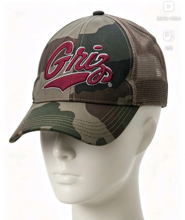 MLB Camouflage Baseball Cap With Griz Logo product image