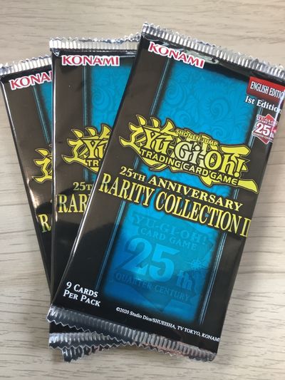Yu-Gi-Oh! 3 packs of 25Th Anniversary Rarity Collection Ii Trading Card Game Packs