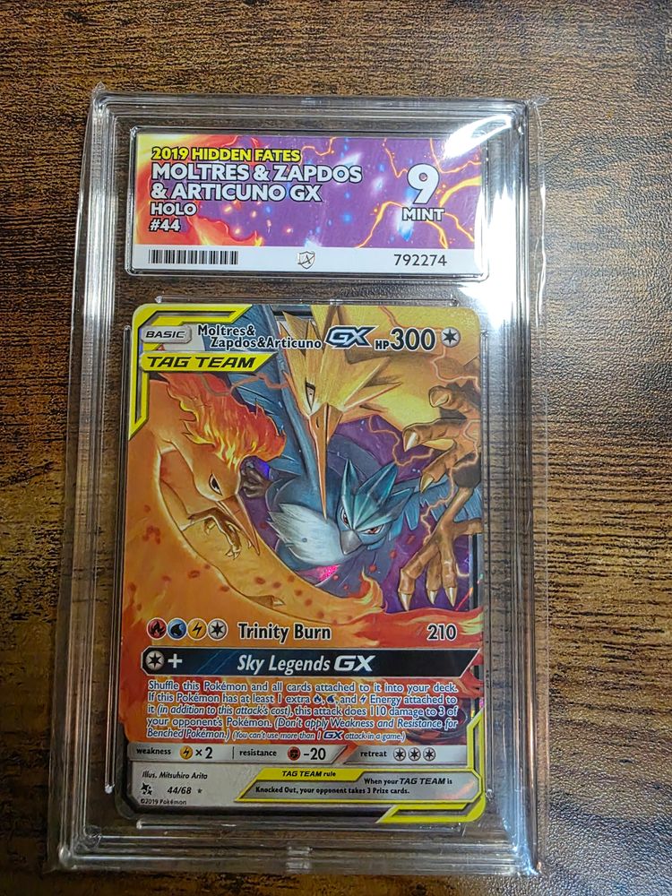 Pokemon Moltres & Zapdos & Articuno Gx  ace 9 product image